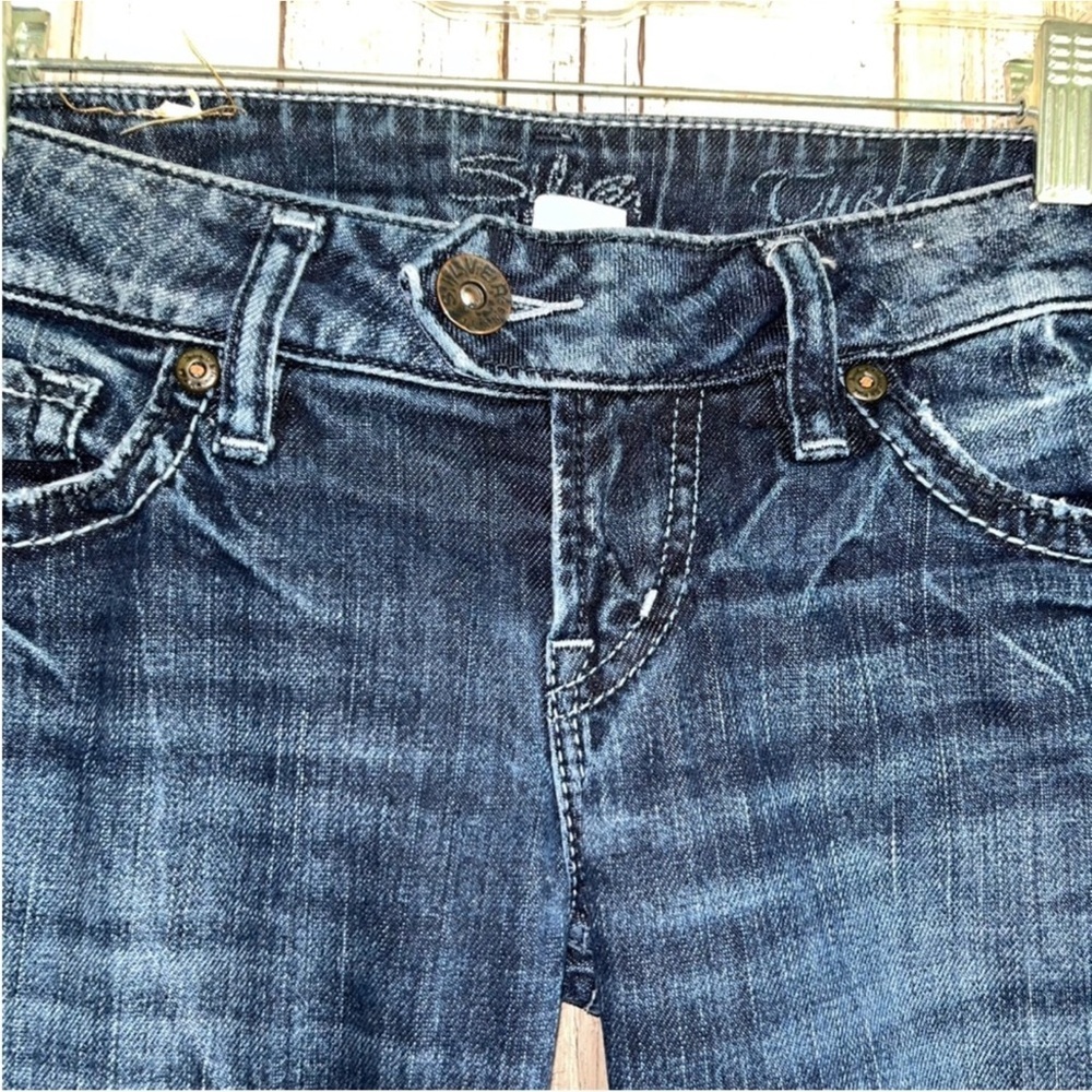 Silver Tuesday 20 Low Rise Slim Boot Luxe Stretch Jeans - Picture 5 of 8